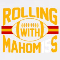 Rolling With Mahomes KC Football Garment-Dyed Sweatshirt