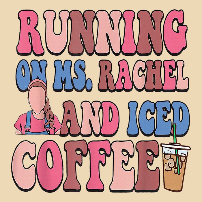 Running On Ms.Rachel And Iced Coffee Zip Tote Bag