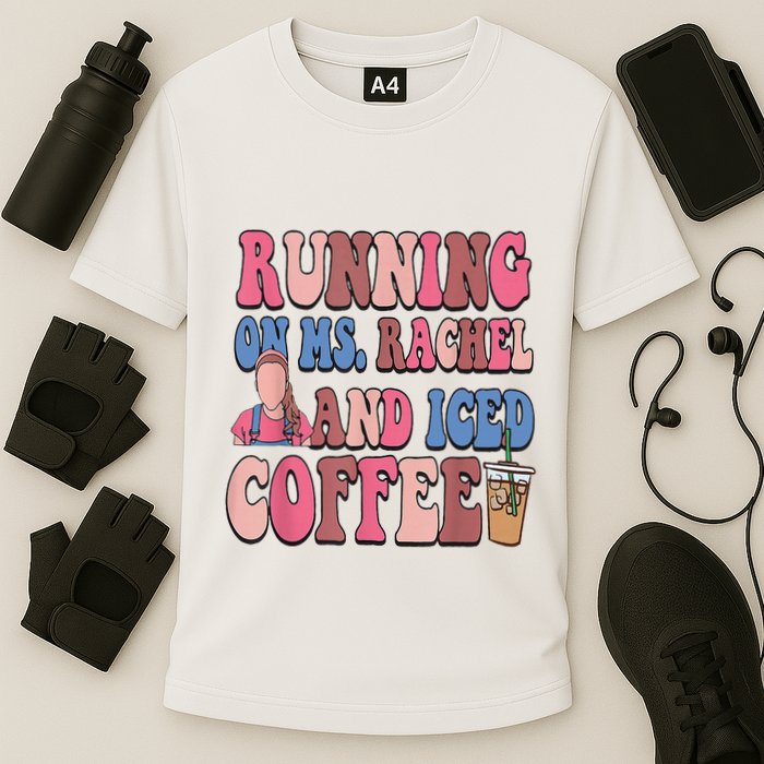Running On Ms.Rachel And Iced Coffee Performance Shirt