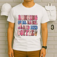 Running On Ms.Rachel And Iced Coffee T-Shirt