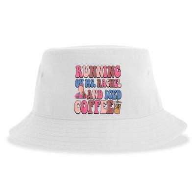 Running On Ms.Rachel And Iced Coffee Sustainable Bucket Hat