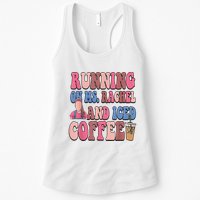 Running On Ms.Rachel And Iced Coffee Womens Tank Top