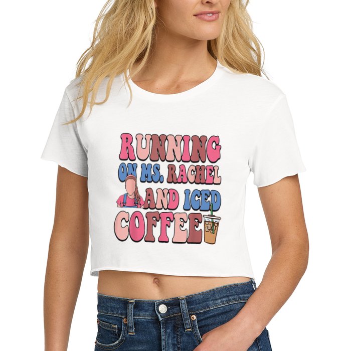 Running On Ms.Rachel And Iced Coffee Crop Top