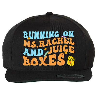 Running On Ms Rachel And Juice Boxes Wool Snapback Cap