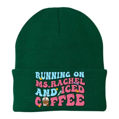 Running On Ms.rachel And Iced Coffee Knit Cap Winter Beanie