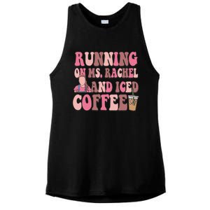 Running On Ms Rachel And Iced Coffee Ladies PosiCharge Tri-Blend Wicking Tank