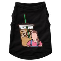 Running On Ms Rachel And Iced Coffee Funny Saying Doggie Tank