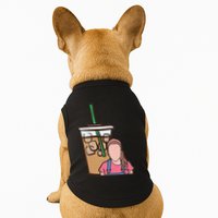 Running On Ms Rachel And Iced Coffee Funny Saying Doggie Tank