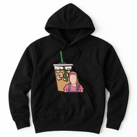 Running On Ms Rachel And Iced Coffee Funny Saying Hoodie