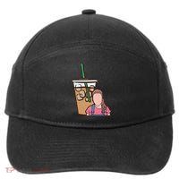 Running On Ms Rachel And Iced Coffee Funny Saying 7-Panel Snapback Hat