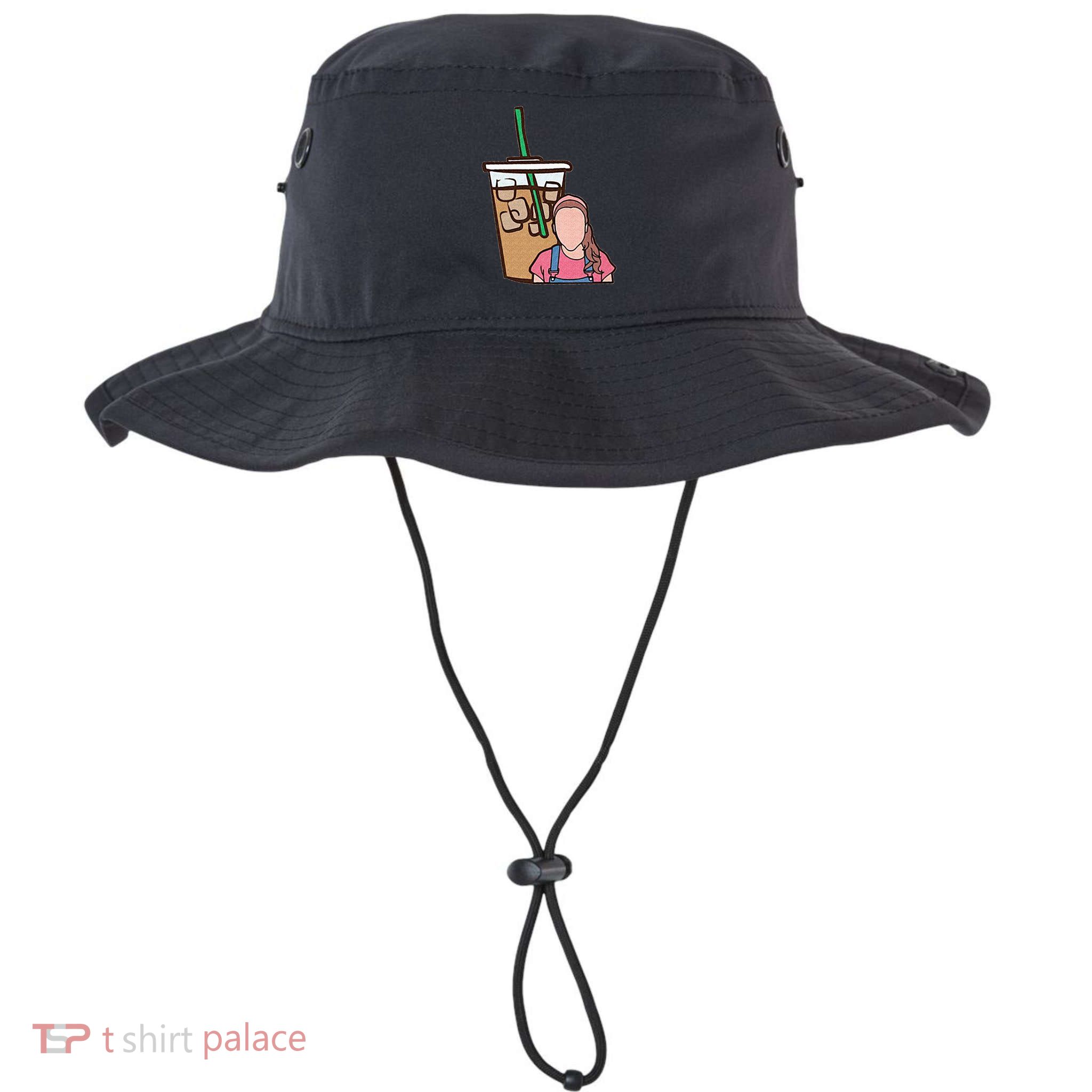 Running On Ms Rachel And Iced Coffee Funny Saying Bucket Hat