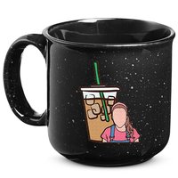 Running On Ms Rachel And Iced Coffee Funny Saying 15oz Campfire Ceramic Mug