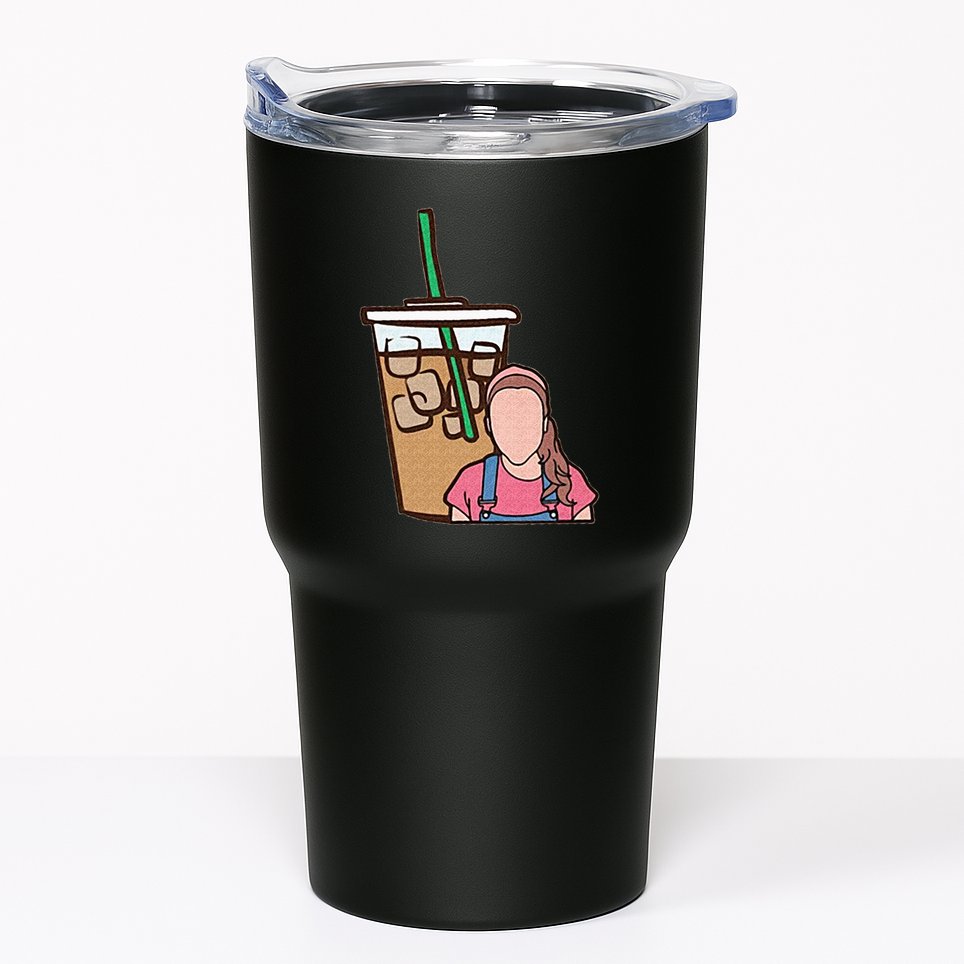 Running On Ms Rachel And Iced Coffee Funny Saying Tumbler