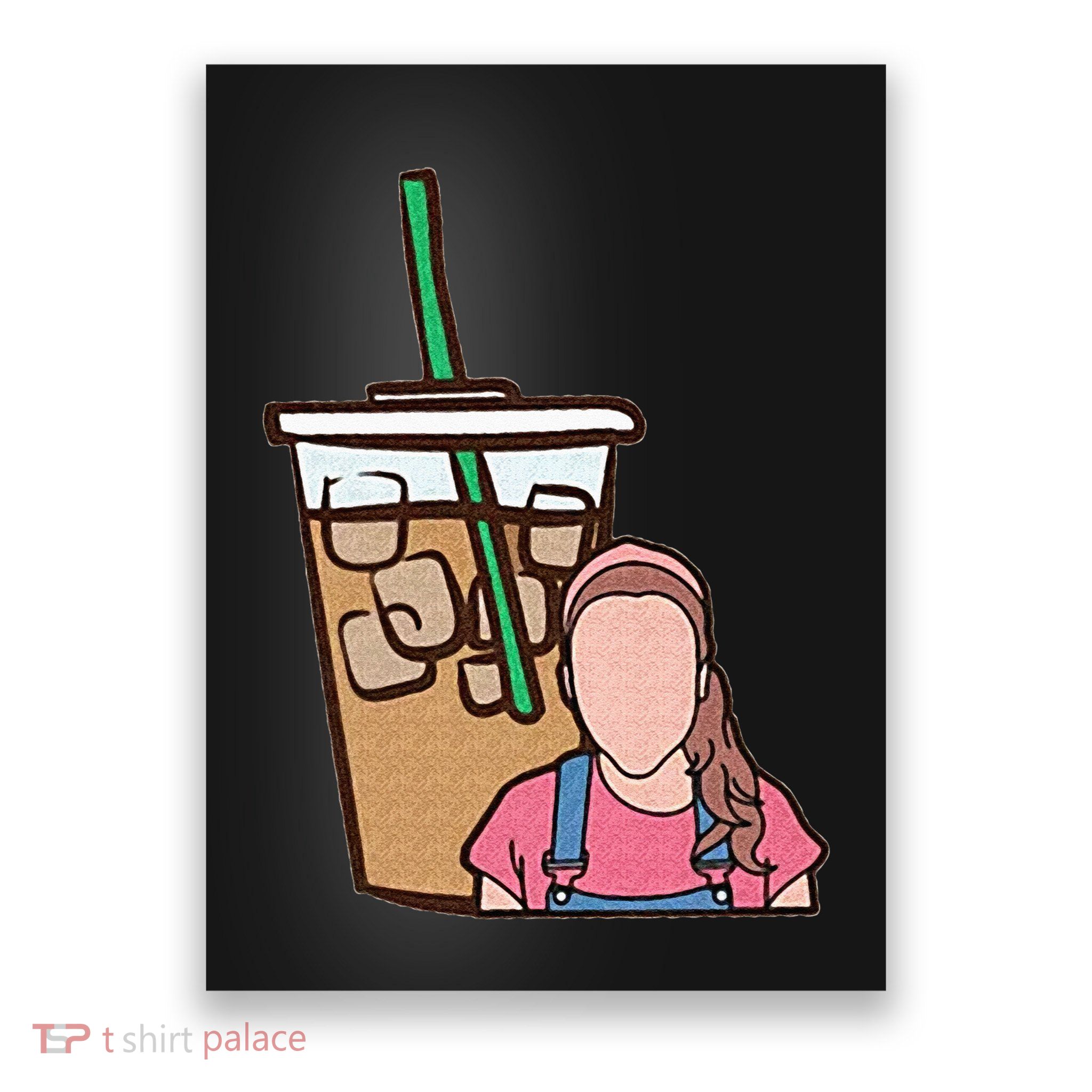 Running On Ms Rachel And Iced Coffee Funny Saying Poster