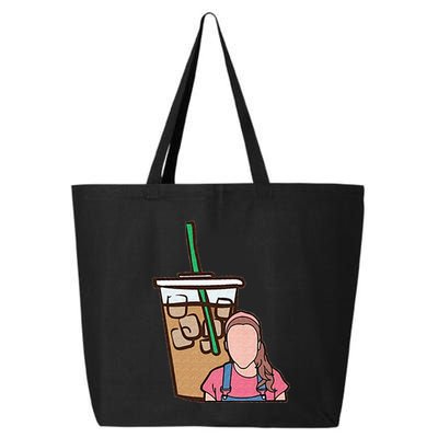Running On Ms Rachel And Iced Coffee Funny Saying 25L Jumbo Tote