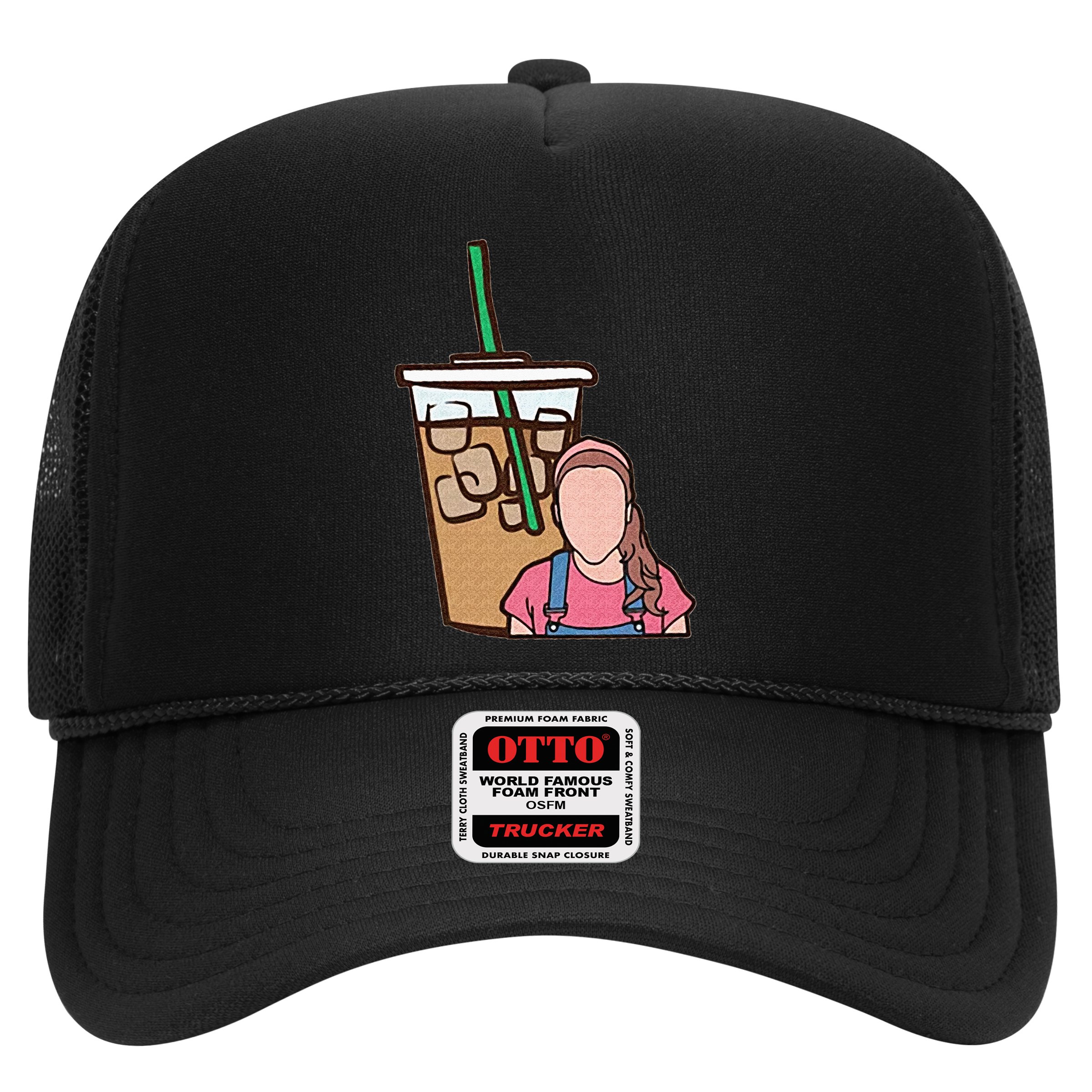 Running On Ms Rachel And Iced Coffee Funny Saying Hat