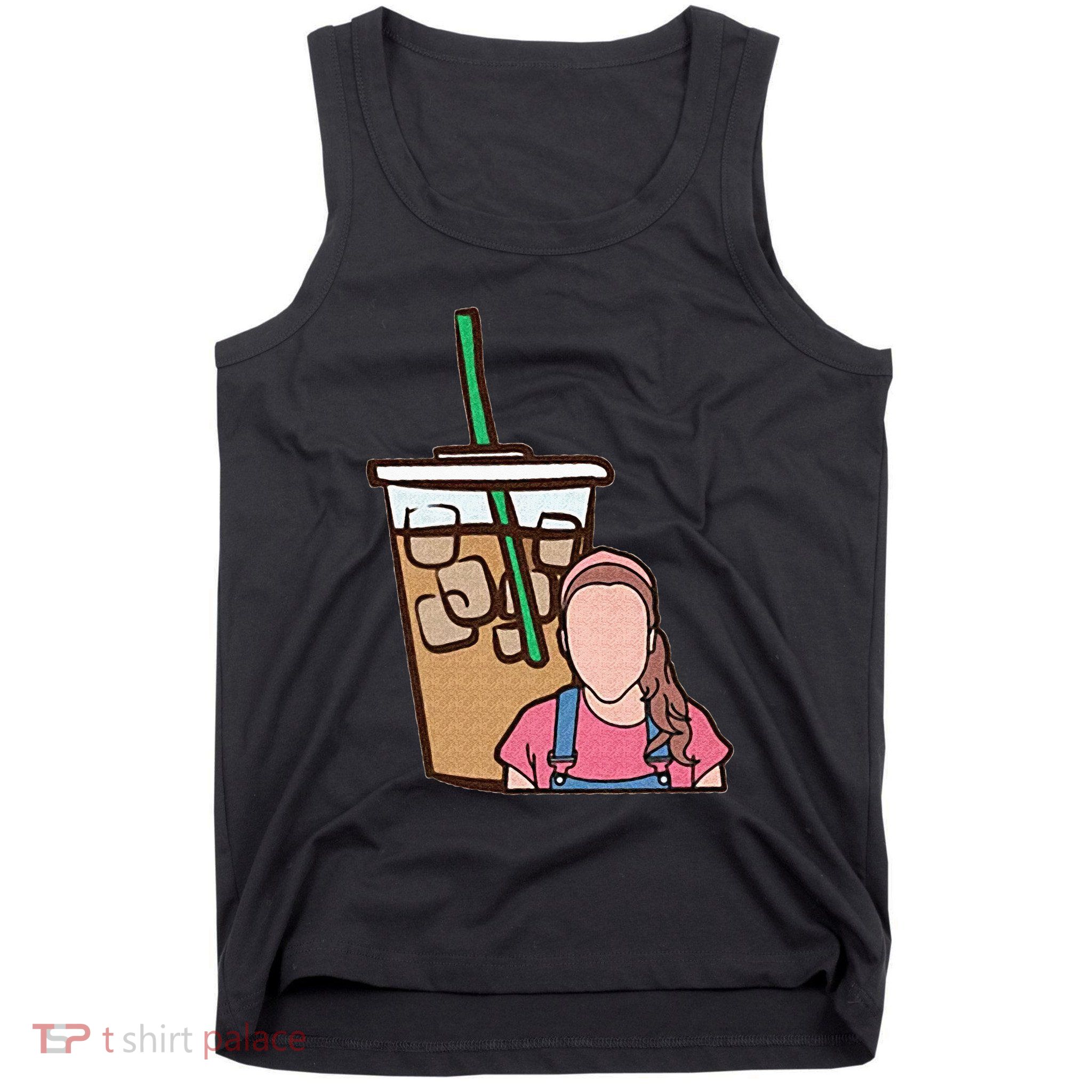 Running On Ms Rachel And Iced Coffee Funny Saying Tank Top