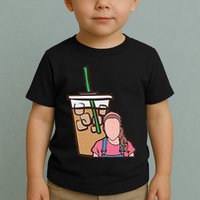Running On Ms Rachel And Iced Coffee Funny Saying Toddler T-Shirt