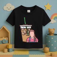 Running On Ms Rachel And Iced Coffee Funny Saying Toddler T-Shirt