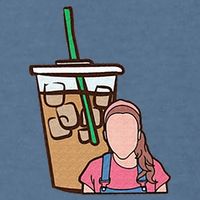 Running On Ms Rachel And Iced Coffee Funny Saying Garment-Dyed Sweatshirt