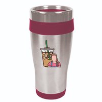 Running On Ms Rachel And Iced Coffee Funny Saying 16oz Travel Tumbler