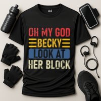 retro Oh My God Becky Look At Her Block Volleyball Cooling Performance Crew T-Shirt