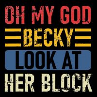 retro Oh My God Becky Look At Her Block Volleyball Button