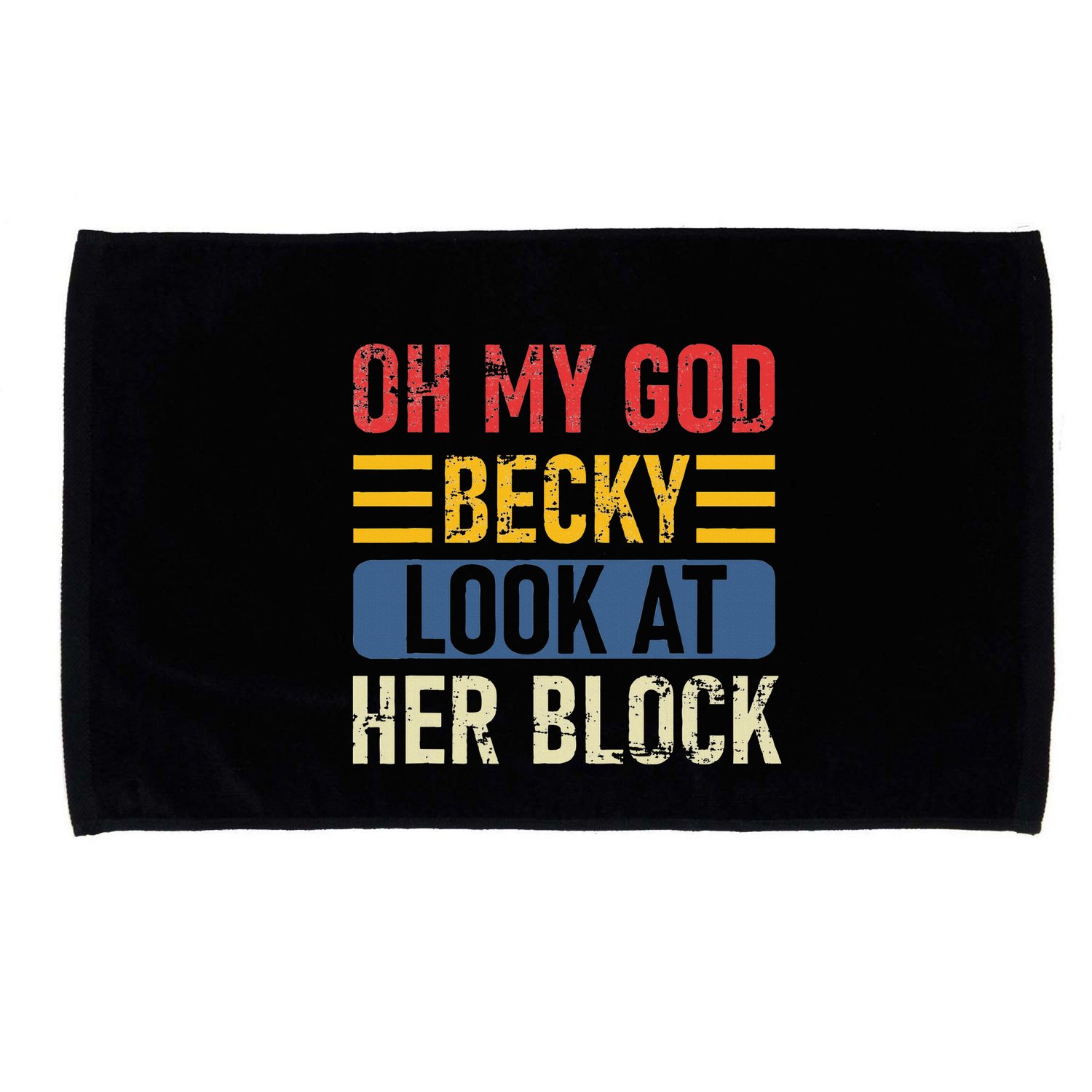 retro Oh My God Becky Look At Her Block Volleyball Microfiber Hand Towel