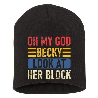 retro Oh My God Becky Look At Her Block Volleyball Short Acrylic Beanie