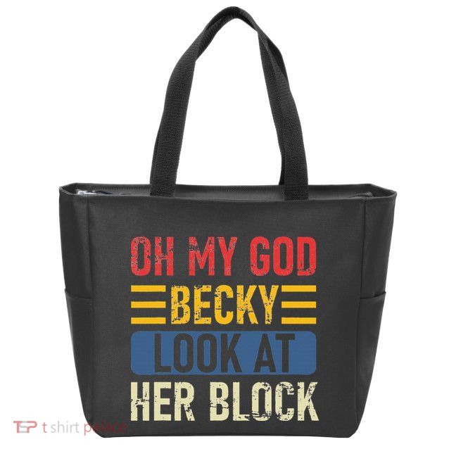 retro Oh My God Becky Look At Her Block Volleyball Zip Tote Bag