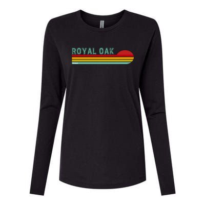 Royal Oak Michigan Womens Cotton Relaxed Long Sleeve T-Shirt