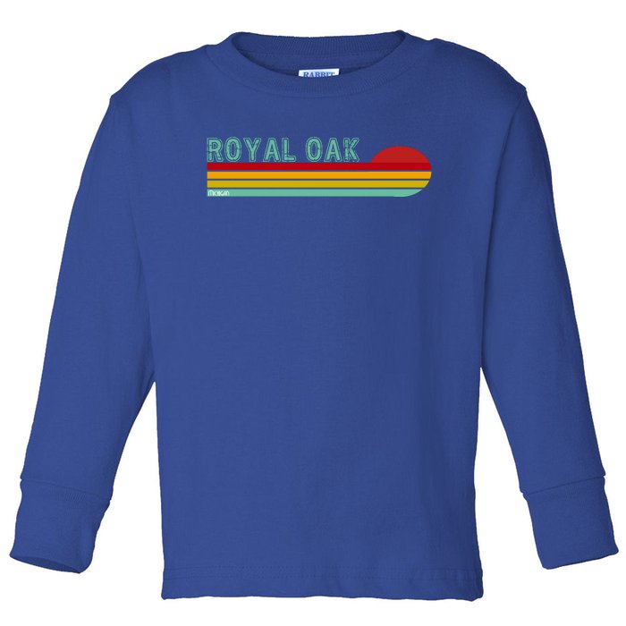 Royal Oak Michigan Toddler Long Sleeve Shirt