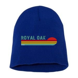 Royal Oak Michigan Short Acrylic Beanie