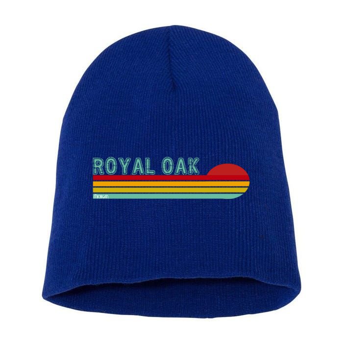 Royal Oak Michigan Short Acrylic Beanie