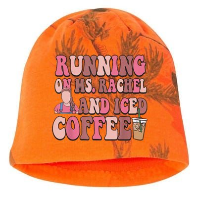 Running On Ms Rachel And Iced Coffee Kati - Camo Knit Beanie