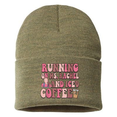 Running On Ms Rachel And Iced Coffee Sustainable Knit Beanie