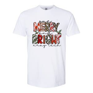 Retro One Merry And Bright Xray Tech Christmas Radiology Softstyle CVC T-Shirt