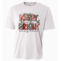 Retro One Merry And Bright Xray Tech Christmas Radiology Cooling Performance Crew T-Shirt