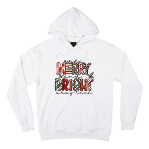 Retro One Merry And Bright Xray Tech Christmas Radiology Hoodie