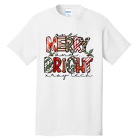 Retro One Merry And Bright Xray Tech Christmas Radiology Tall T-Shirt