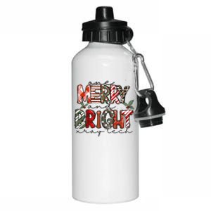 Retro One Merry And Bright Xray Tech Christmas Radiology Aluminum Water Bottle