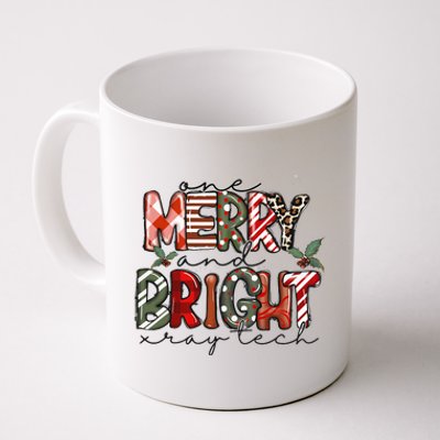 Retro One Merry And Bright Xray Tech Christmas Radiology Coffee Mug