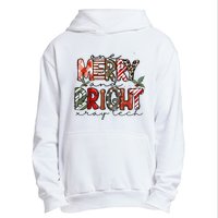 Retro One Merry And Bright Xray Tech Christmas Radiology Urban Pullover Hoodie