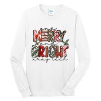 Retro One Merry And Bright Xray Tech Christmas Radiology Tall Long Sleeve T-Shirt