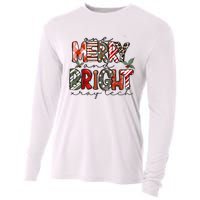 Retro One Merry And Bright Xray Tech Christmas Radiology Cooling Performance Long Sleeve Crew