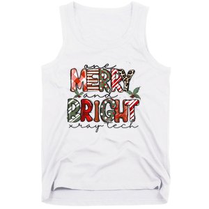 Retro One Merry And Bright Xray Tech Christmas Radiology Tank Top