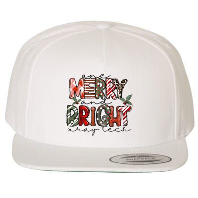 Retro One Merry And Bright Xray Tech Christmas Radiology Wool Snapback Cap