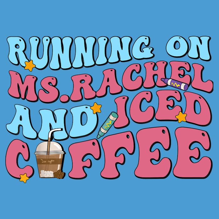 Running On Ms.rachel And Iced Coffee Tie Dye Hoodie