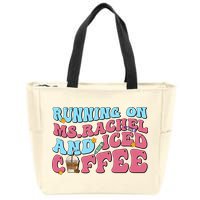Running On Ms.rachel And Iced Coffee Zip Tote Bag