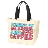 Running On Ms.rachel And Iced Coffee Zip Tote Bag